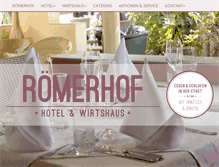 Tablet Screenshot of hotel-roemerhof.info